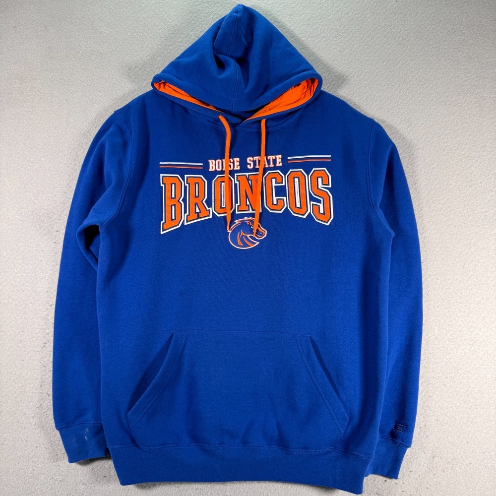 Boise‎ State Broncos Hoodie Sweatshirt Mens Medium Blue College NCAA Colosseum